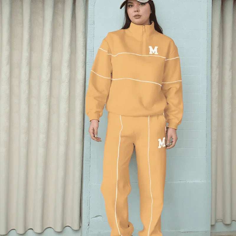 Conjunto Erin™ em Moletinho Ultra Macio e Modelagem Confort / Elegância Minimalista para Seus Dias Mais Tranquilos!