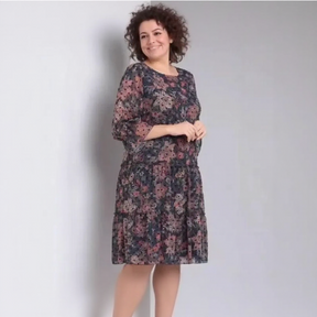 Vestido Luana Poème™ em Chiffon Premium com Mangas Bufantes / Um Clássico Boho para Corações Livres!