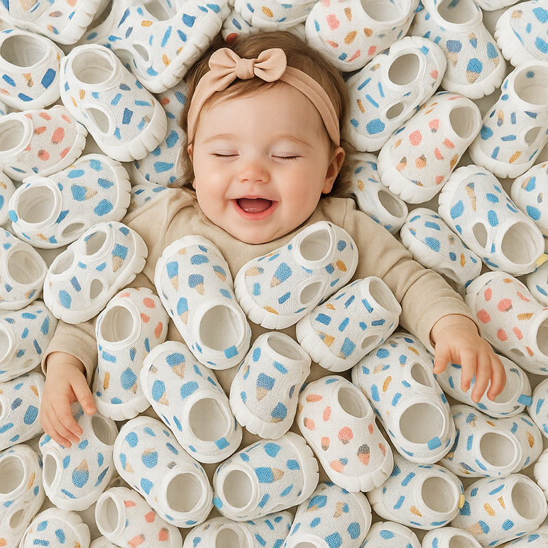 [COMPRE 1 E LEVE 2] Tênis de Bebê BabyComfort™ com Proteção Anatômica Flexível e Solado Antiderrapante / O Primeiro Passo com Conforto e Segurança!