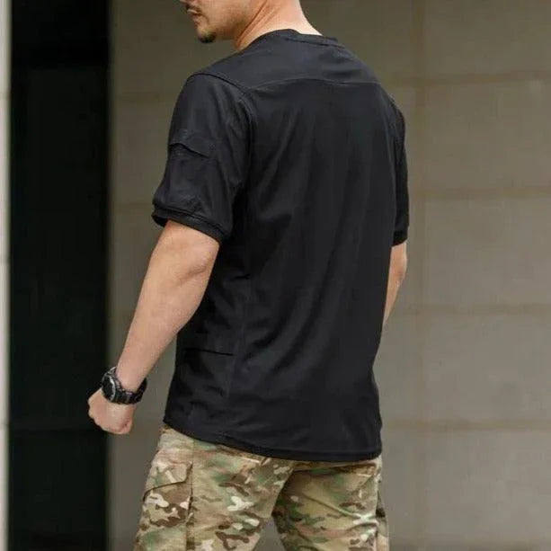 Camiseta Tática Militar Maverick™  / Uma mistura imbatível de conforto, funcionalidade e estilo!