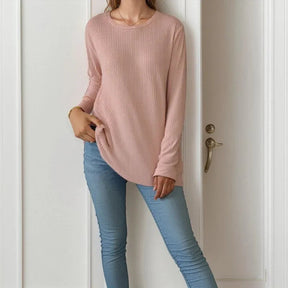 Suéter Dondoca™ em Tecido Canelado e Detalhes Laterais / Um Toque de Delicadeza que Combina com Todos os Momentos!
