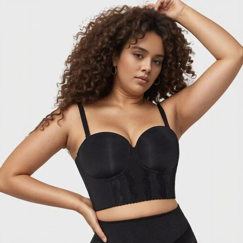 Sutiã Confort Plus™ com Efeito Silicone e Suporte Máximo / Chega de Lutar com Sutiãs que Não Acompanham o Peso dos Seus Seios!