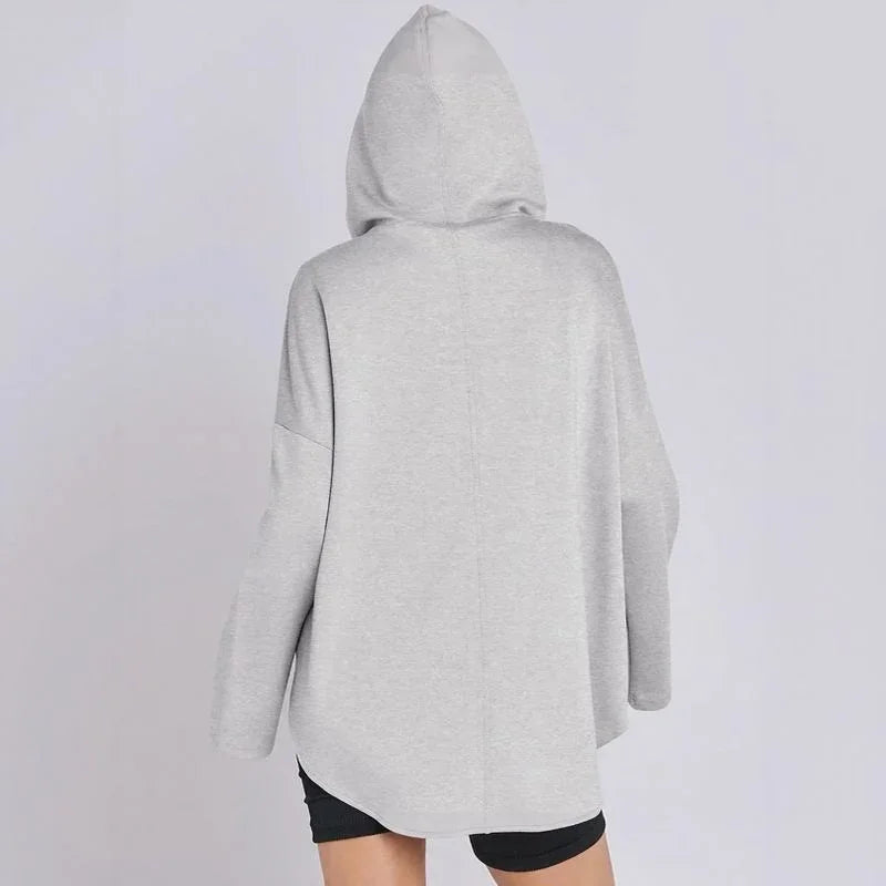 Moletom Estilo Túnica Aurelia™ em Malha Premium com Zíper ¼ / Sofisticação Descomplicada para Todas as Estações