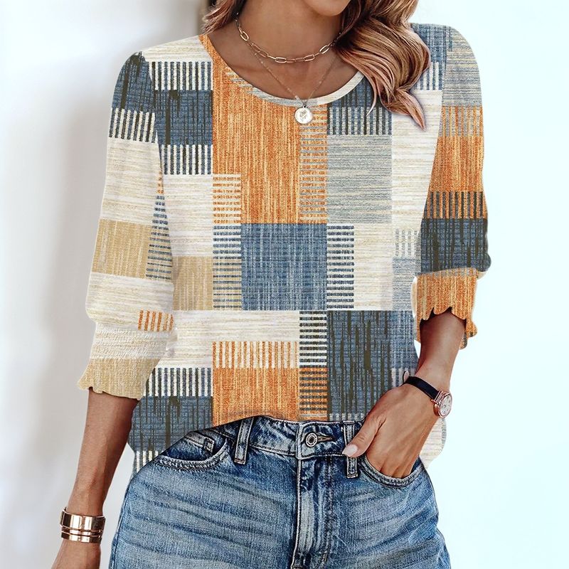 [COMPRE 1, LEVE 2] Blusinha Meriva™ com Punhos Franzidos e Estampas Exclusivas / Charme Atemporal para Todos os Momentos!