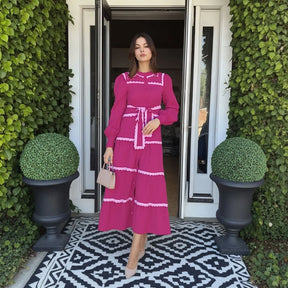 Vestido Walga™ Estilo Retrô Europeu em Veludo Cotelê/ O Charme Atemporal da Moda Alemã para Mulheres Únicas!