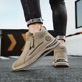 Bota Milano Drive™ em Camurça Italiana Impermeável / Conforto, Tração e Amortecimento de Ultima Geração!